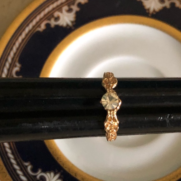 Minimalist Rhinestone Stacking Ring - Picture 5 of 6